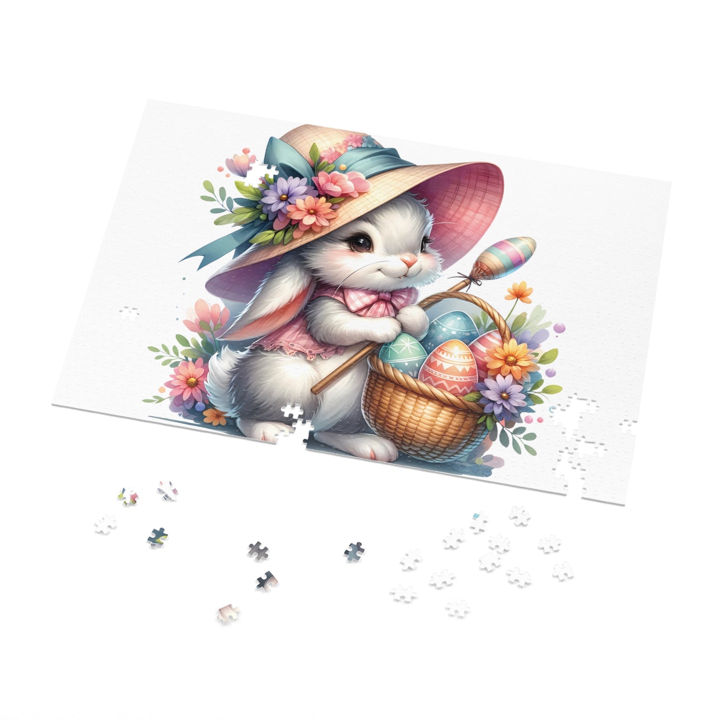 Jigsaw Puzzle, Easter Rabbit, Personalised/Non-Personalised (30, 110, 252, 500,1000-Piece)