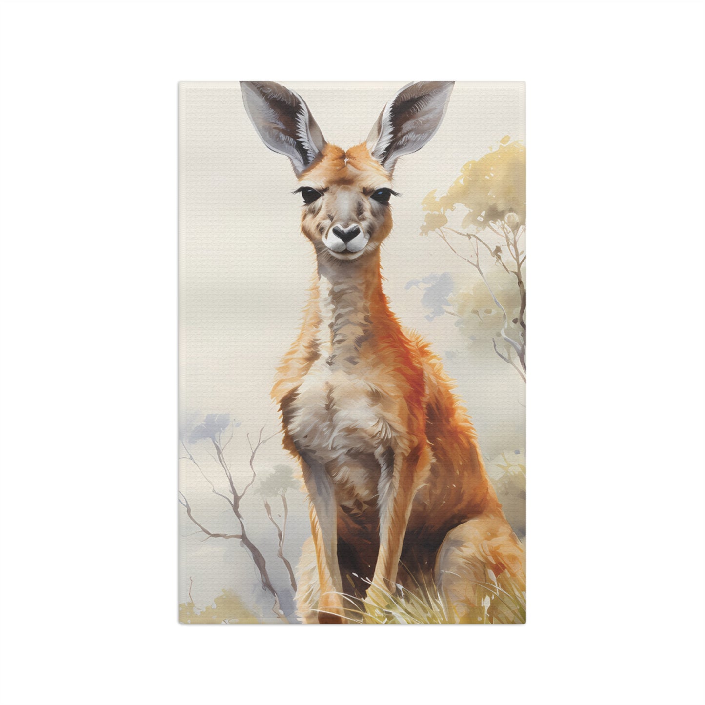 Microfiber Tea Towel, Australian Animals, Kangaroo