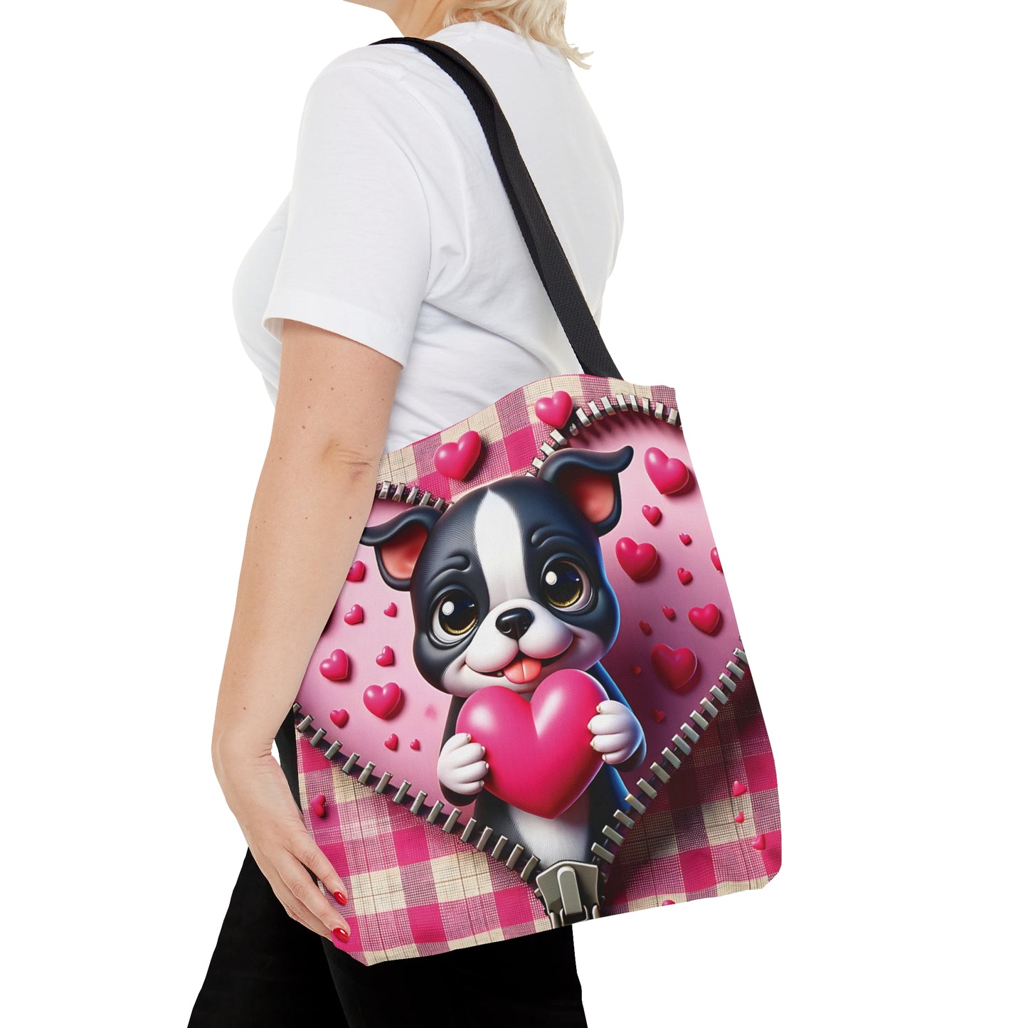 Tote Bag, Cute Dog, Personalised/Non-Personalised Tote bag