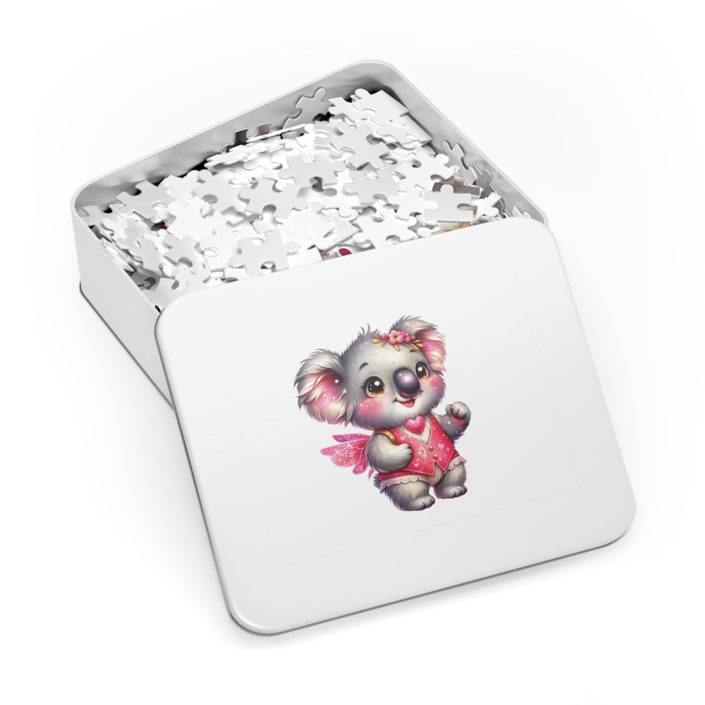 Jigsaw Puzzle in Tin, Australian Animals, Koala, Fairy, Personalised/Non-Personalised, awd-1326 (30, 110, 252, 500,1000-Piece)