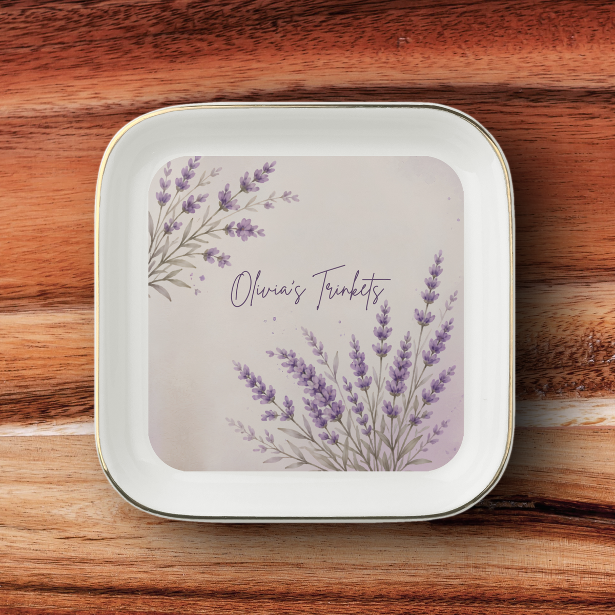 Personalised Jewelry Dish, Custom Name Ceramic Trinket Dish, Personalised Gift, Jewellery Holder, Birthday or Christmas Gift