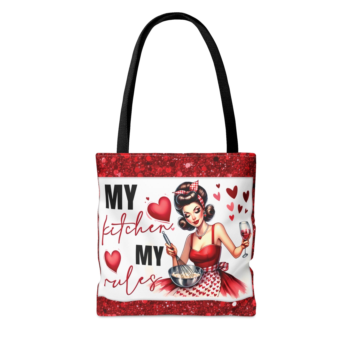 Tote Bag, Retro, My Kitchen My Rules