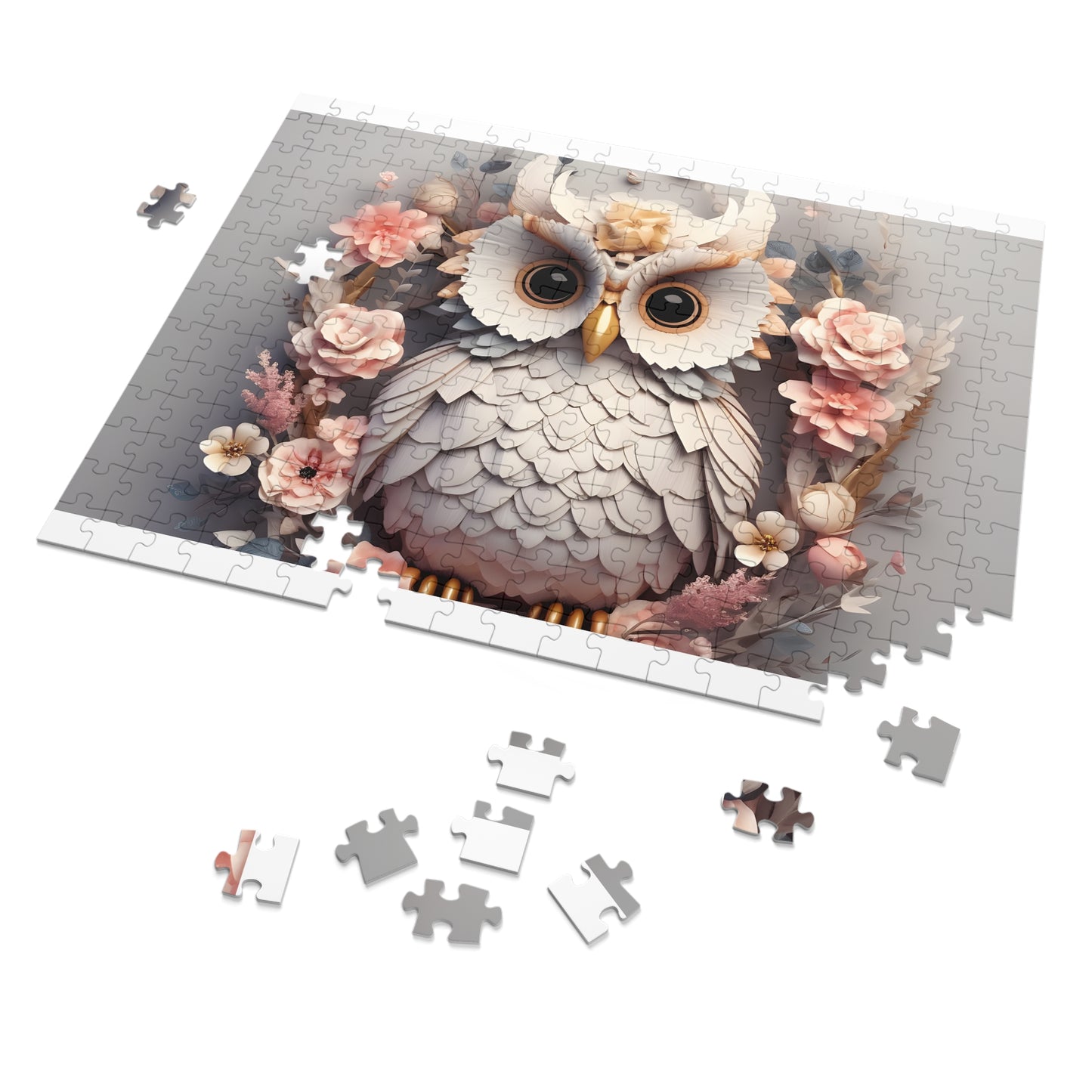 Jigsaw Puzzle, Owl, Personalised/Non-Personalised (30, 110, 252, 500,1000-Piece)