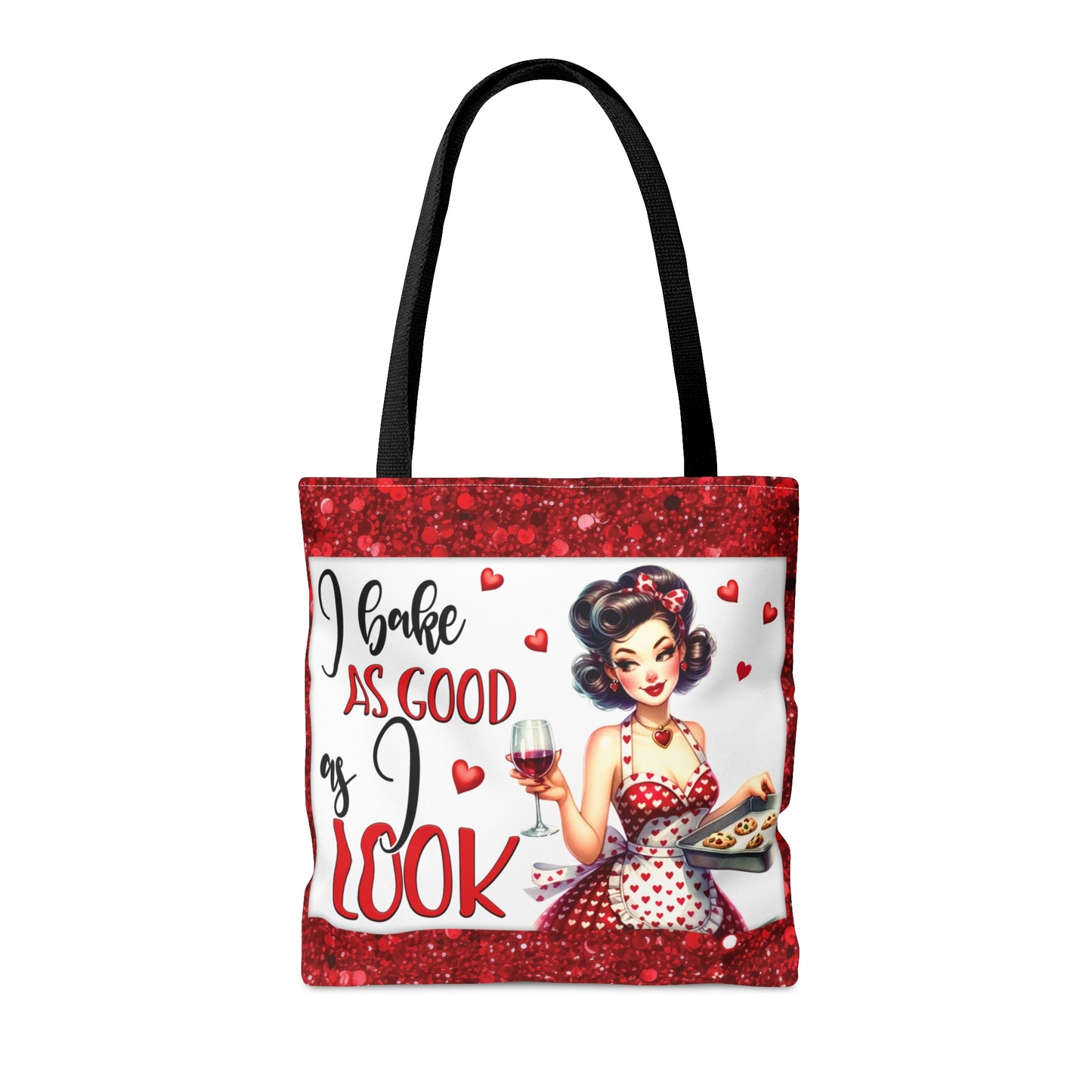 Tote Bag, Retro, I Bake as Good as I Look