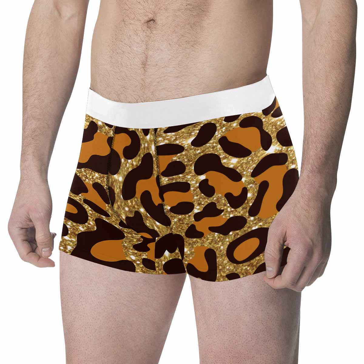 Animal print 5 Men's All Over Print Boxer Briefs (Made In AUS)