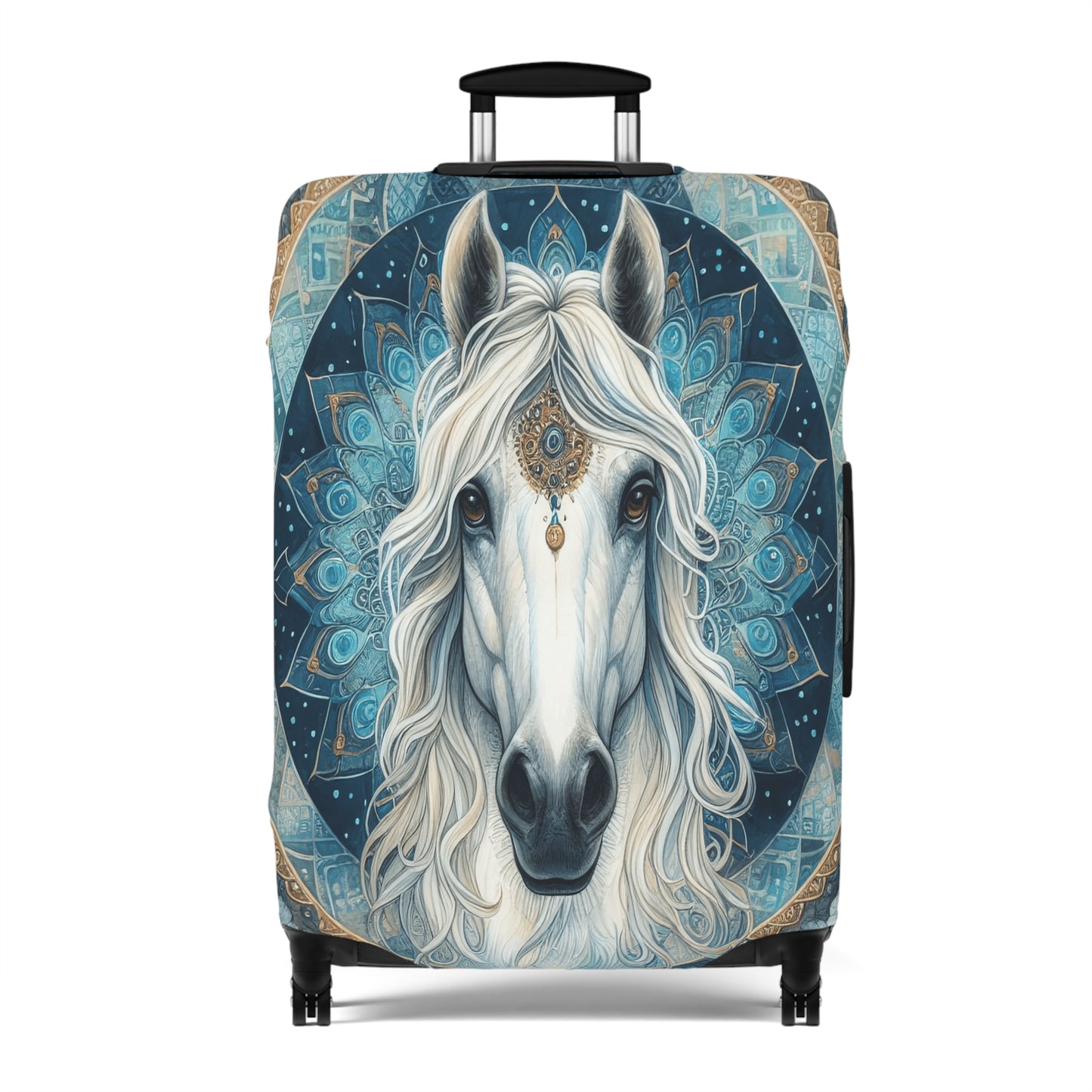 Luggage Cover, Country and Western, Horse Mandala, awd-1704