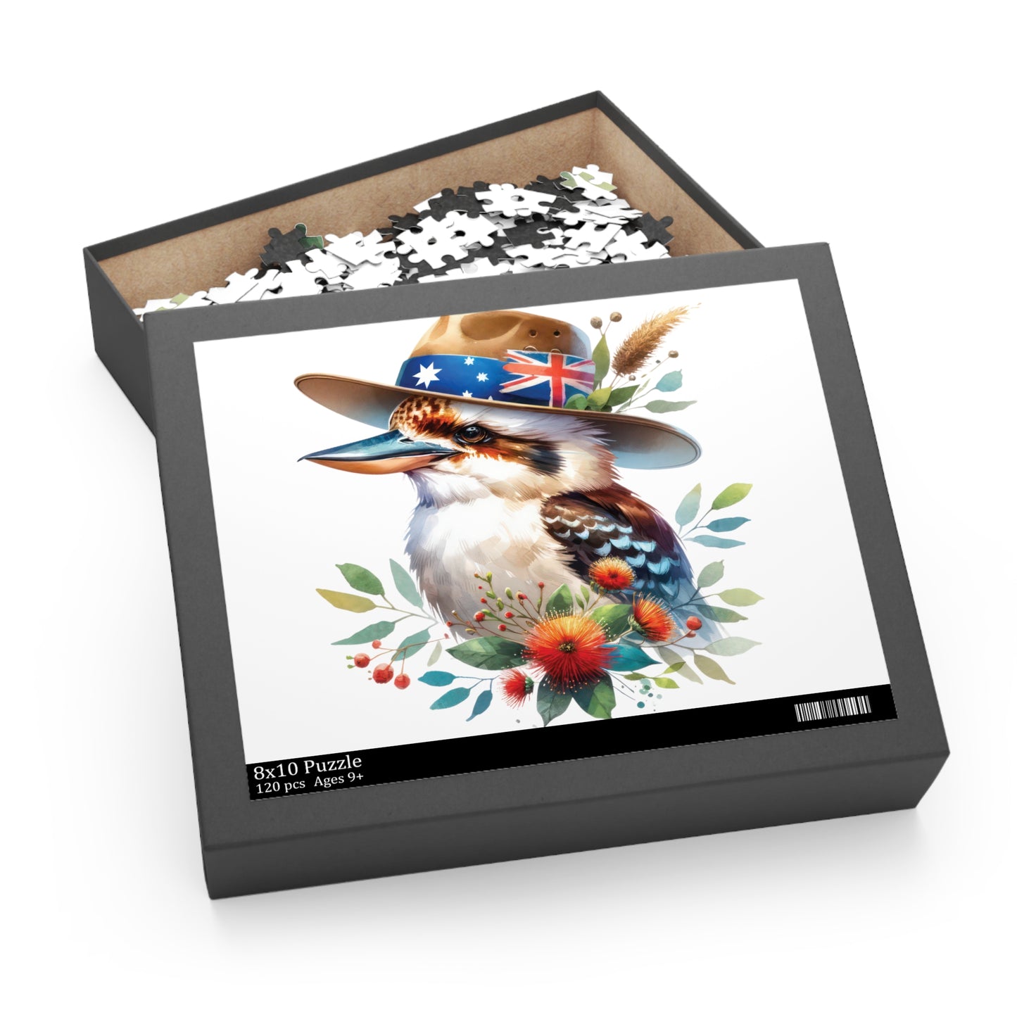 Personalised/Non-Personalised Puzzle, Kookaburra (120, 252, 500-Piece)