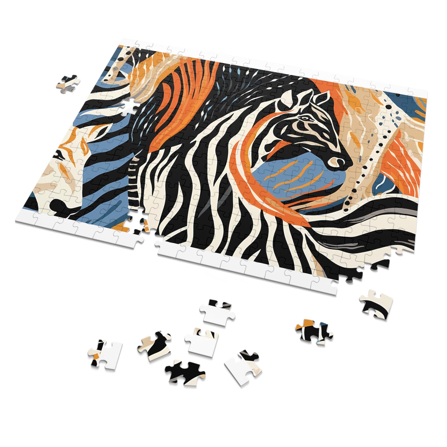 Jigsaw Puzzle, Zebra, Personalised/Non-Personalised (30, 110, 252, 500,1000-Piece)