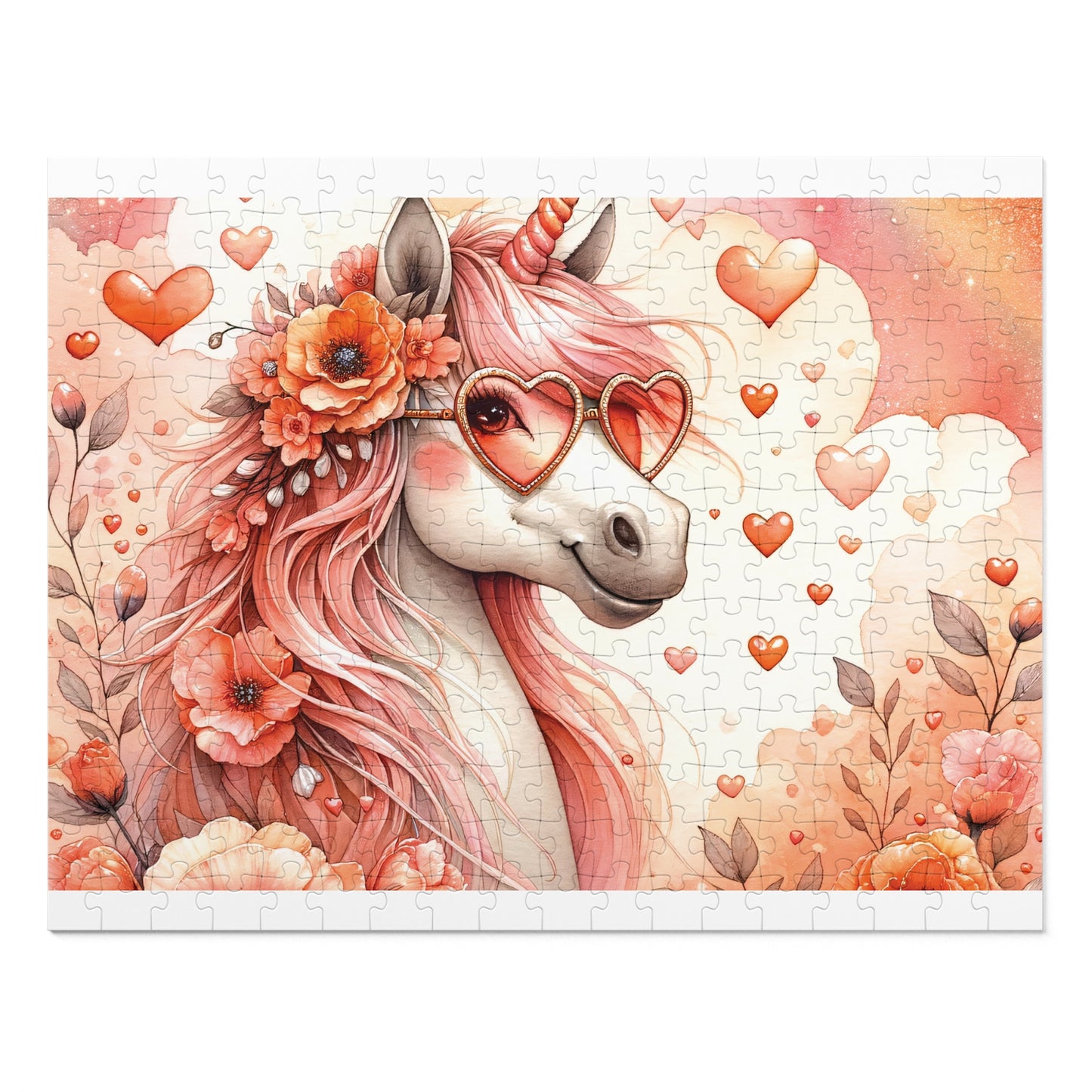 Puzzle Unicorn, Personalised/Non-Personalised (30, 110, 252, 500,1000-Piece) awd-661