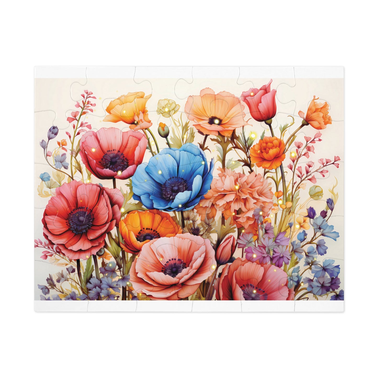 Jigsaw Puzzle, Floral, Personalised/Non-Personalised (30, 110, 252, 500,1000-Piece)