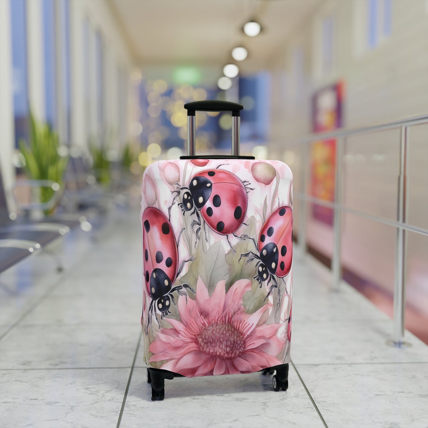 Luggage Cover, Floral, Ladybirds, awd-332