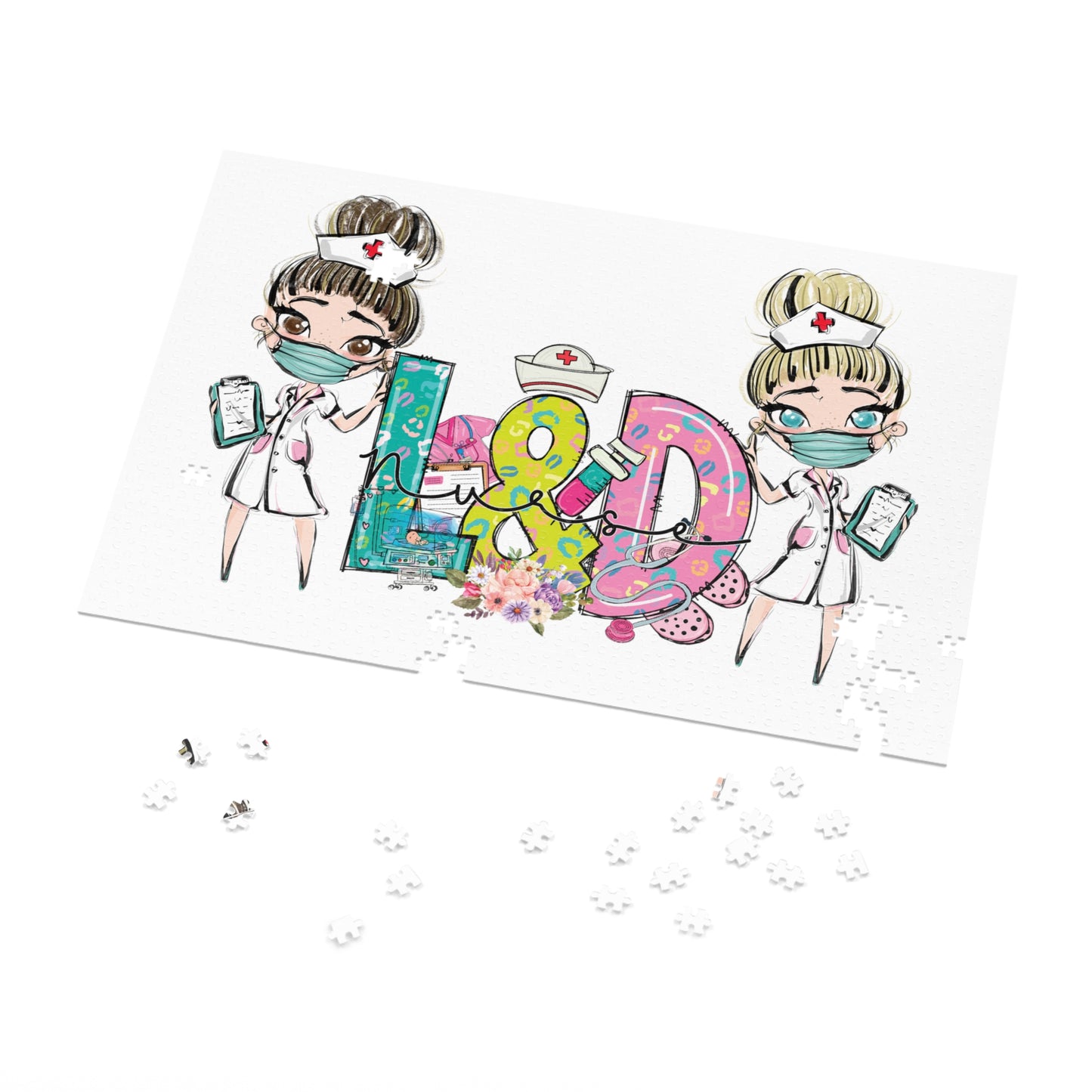 Jigsaw Puzzle, L&D Nurse, Personalised/Non-Personalised (30, 110, 252, 500,1000-Piece)