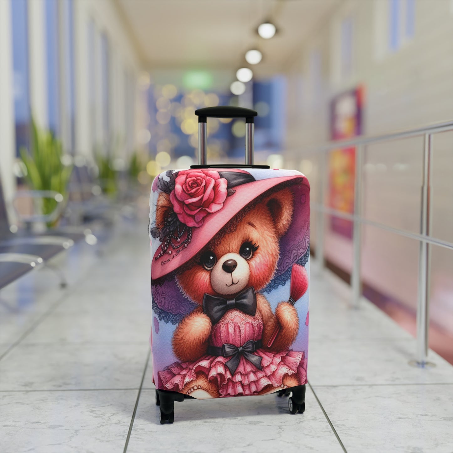 Luggage Cover, Teddy Bear, awd-3037