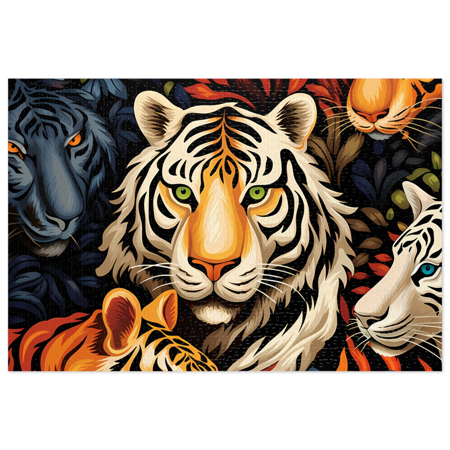 Jigsaw Puzzle, Lion, Personalised/Non-Personalised (30, 110, 252, 500,1000-Piece)