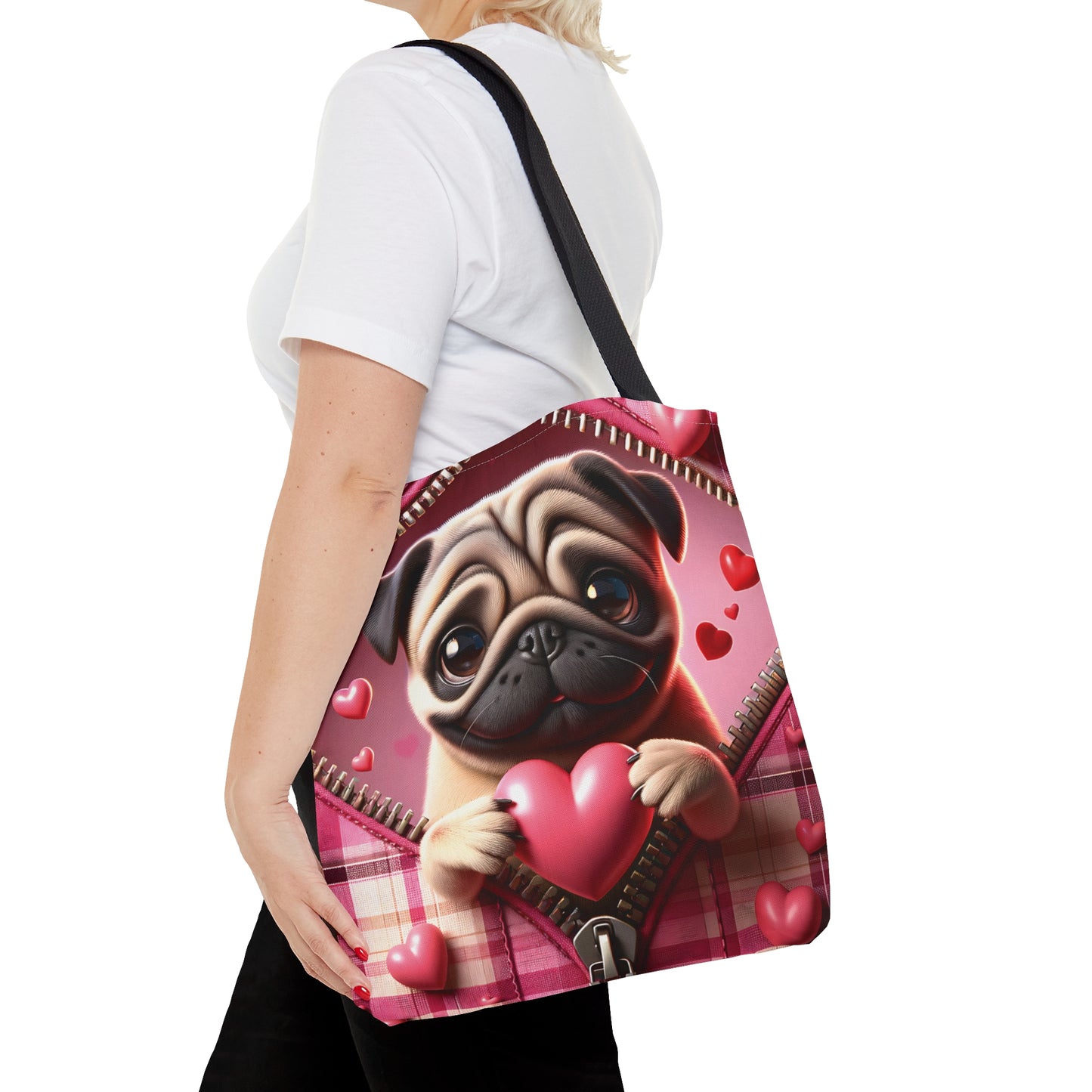 Tote Bag, Cute Dog, Personalised/Non-Personalised Tote bag