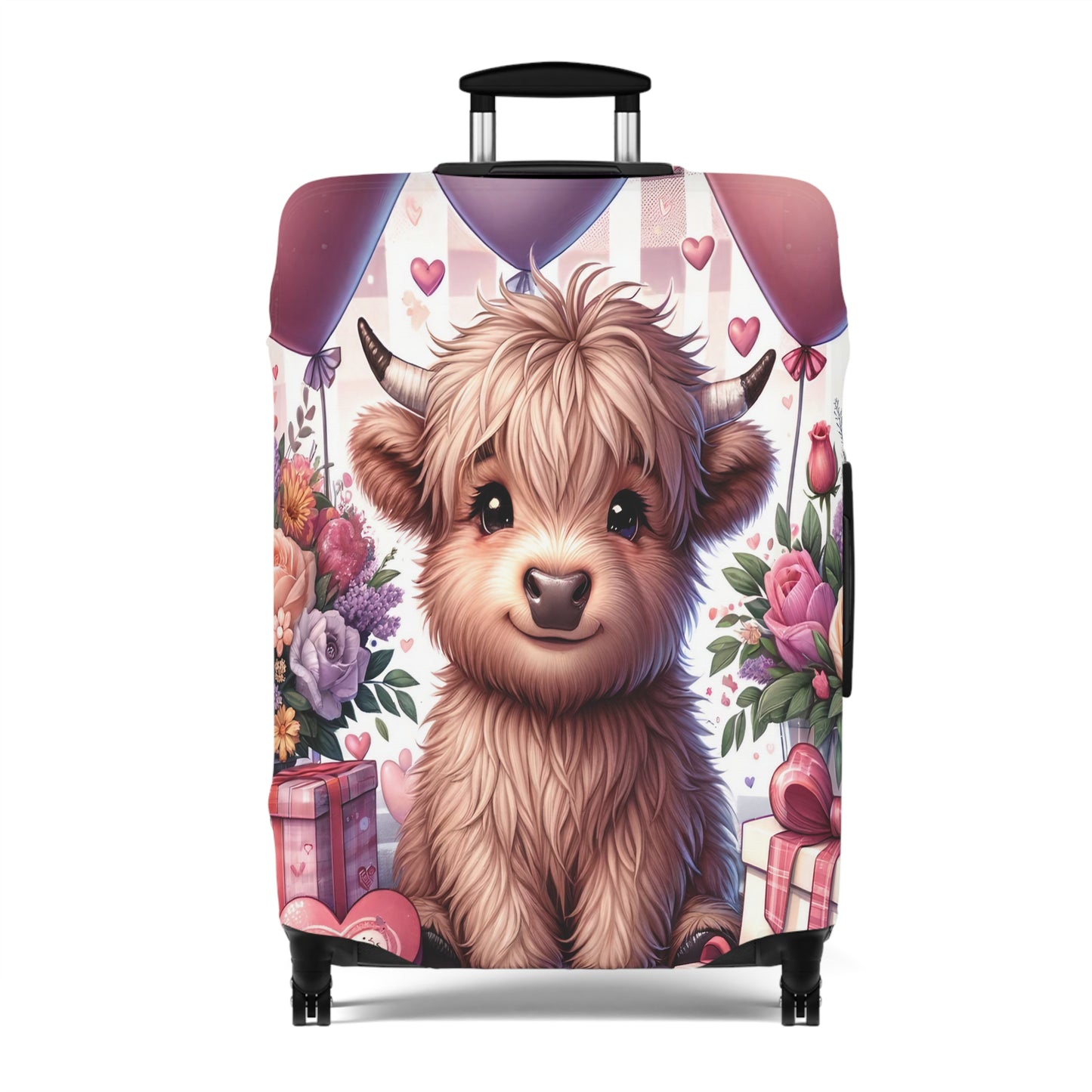 Luggage Cover, Highland Cow, awd-1453