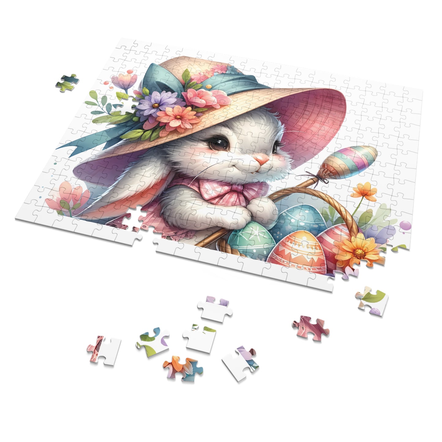 Jigsaw Puzzle, Easter, Easter Rabbit, Personalised/Non-Personalised (30, 110, 252, 500,1000-Piece)