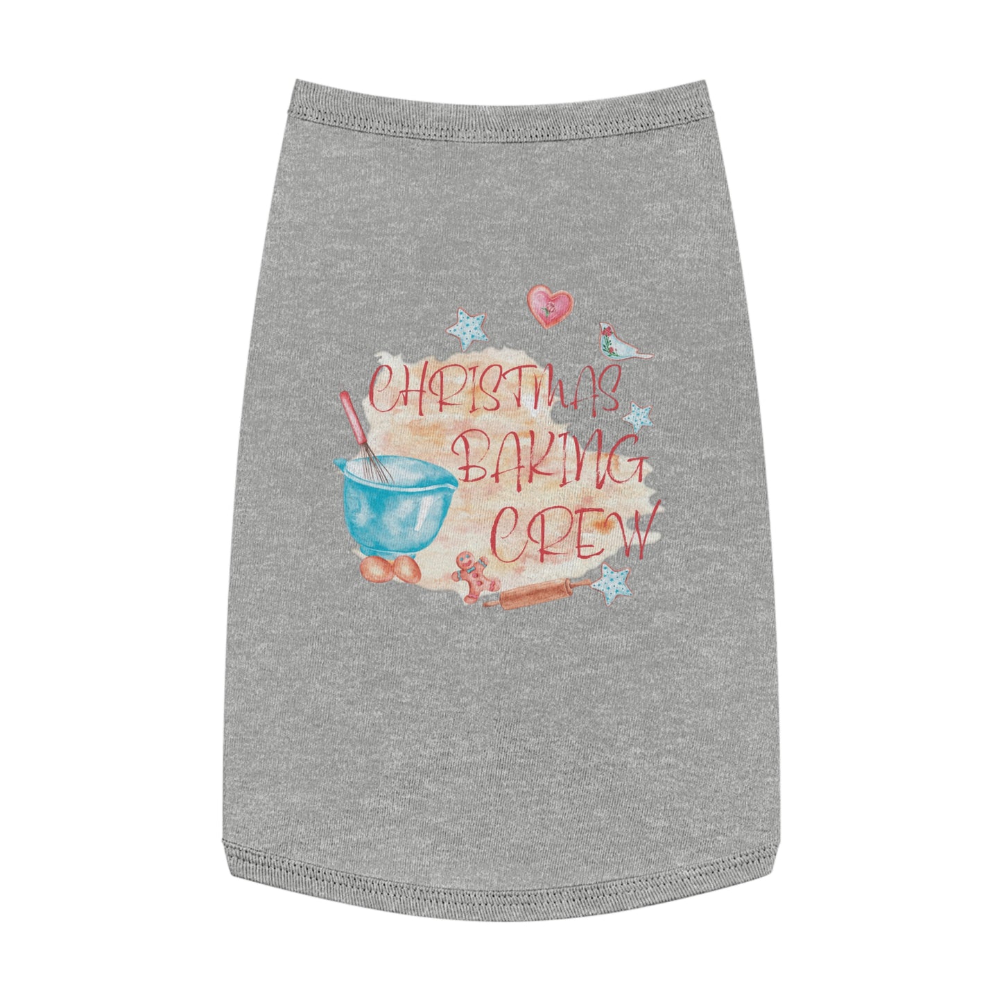 Pet Tank Top, Christmas Baking Crew, Christmas Pet Tank Top