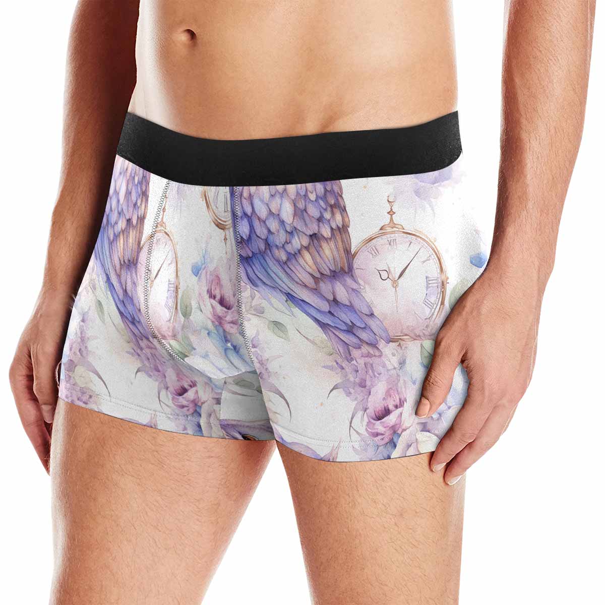 Pastel Owls  AUS Men's Boxer Briefs (Made In AUS)