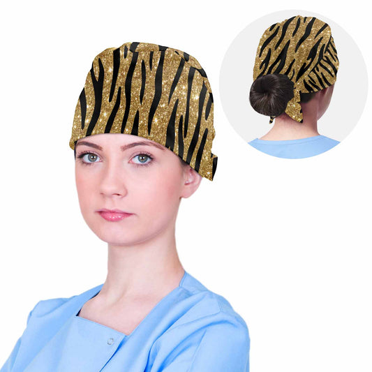 Nurse Scrub Cap Animal Print 9  Scrub Cap