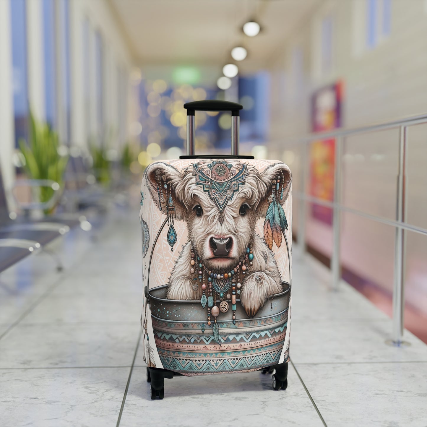 Luggage Cover, Highland Cow, awd-704