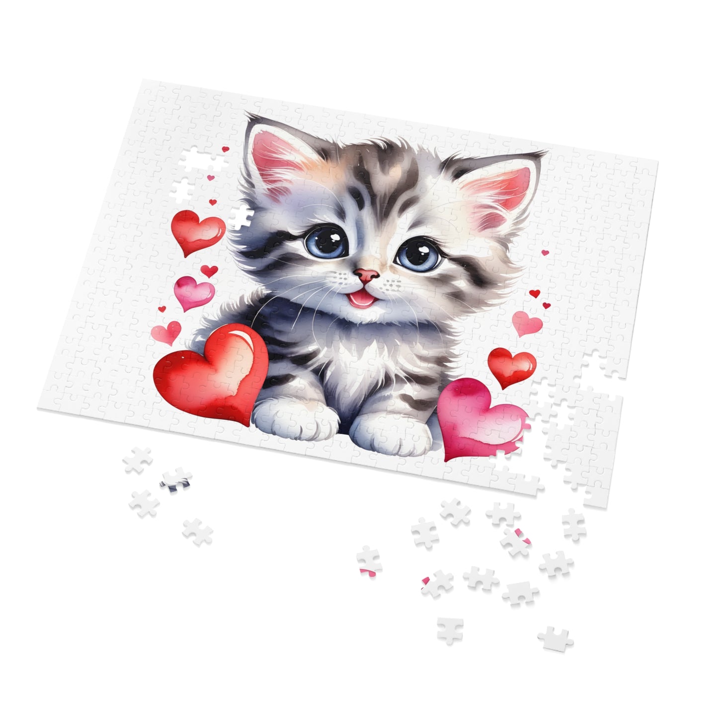 Jigsaw Puzzle, Cat, Personalised/Non-Personalised (30, 110, 252, 500,1000-Piece)