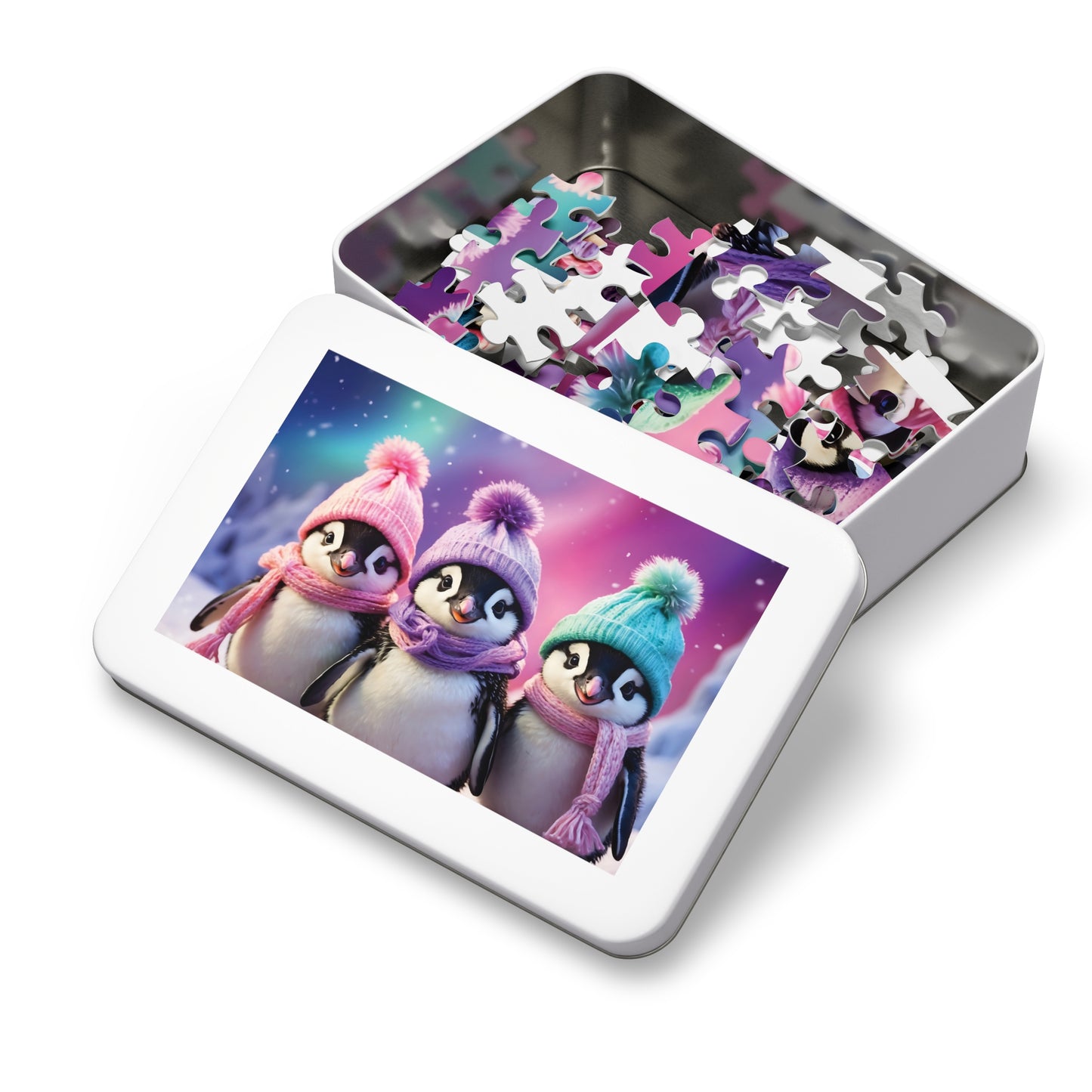 Jigsaw Puzzle, Penguin, Personalised/Non-Personalised (30, 110, 252, 500,1000-Piece)