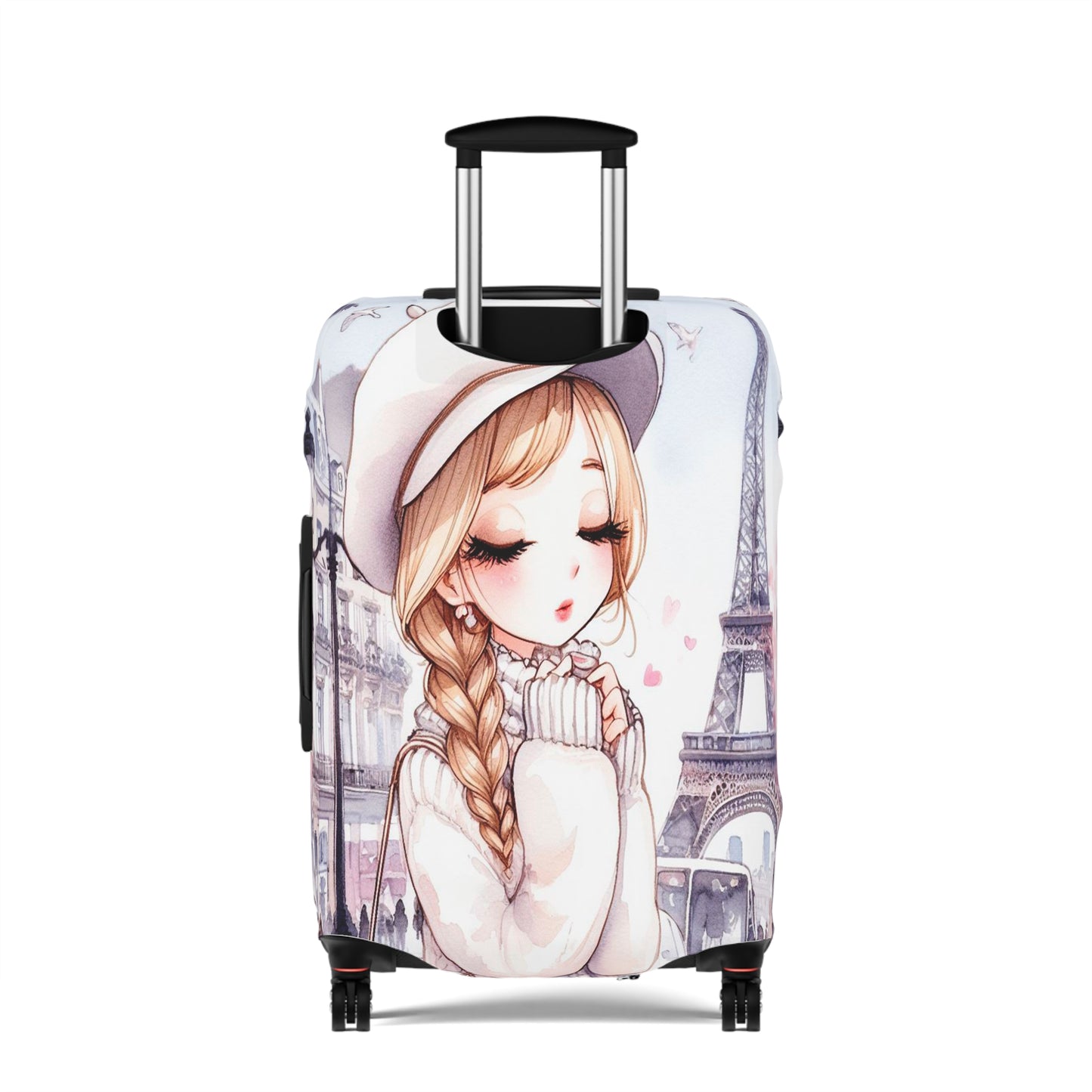 Luggage Cover, Just a Girl Who loves Travelling, awd-2101