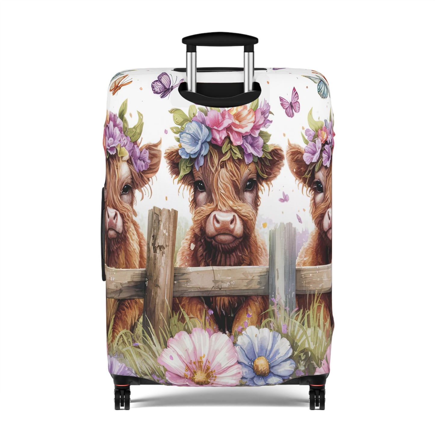 Luggage Cover, Highland Cow, awd-1764