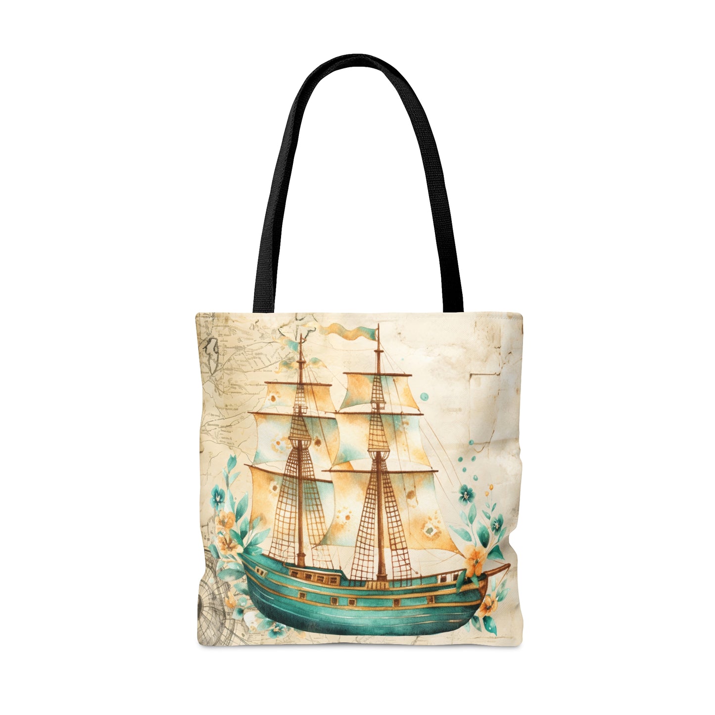 Tote Bag, Nautical bag, Beach Tote Bag