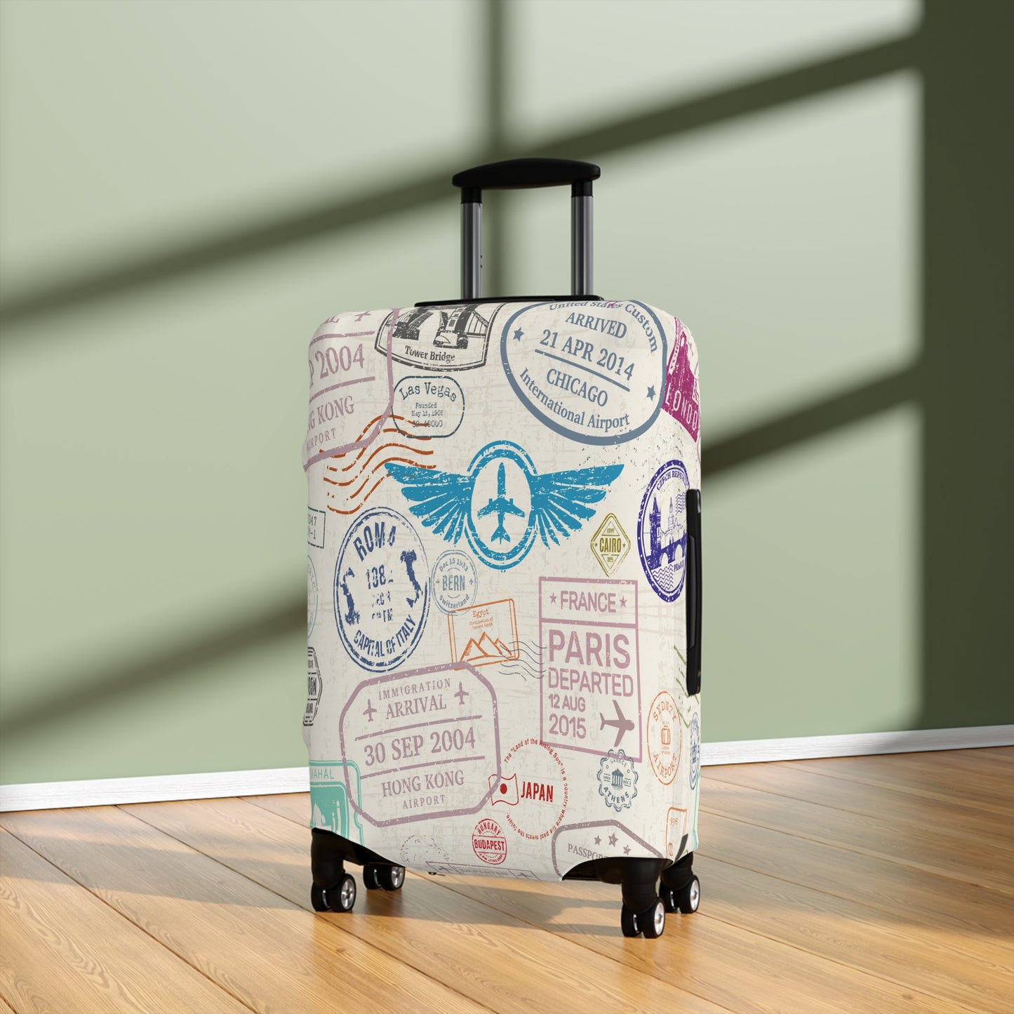 Luggage Cover, Travel Print, awd-1440