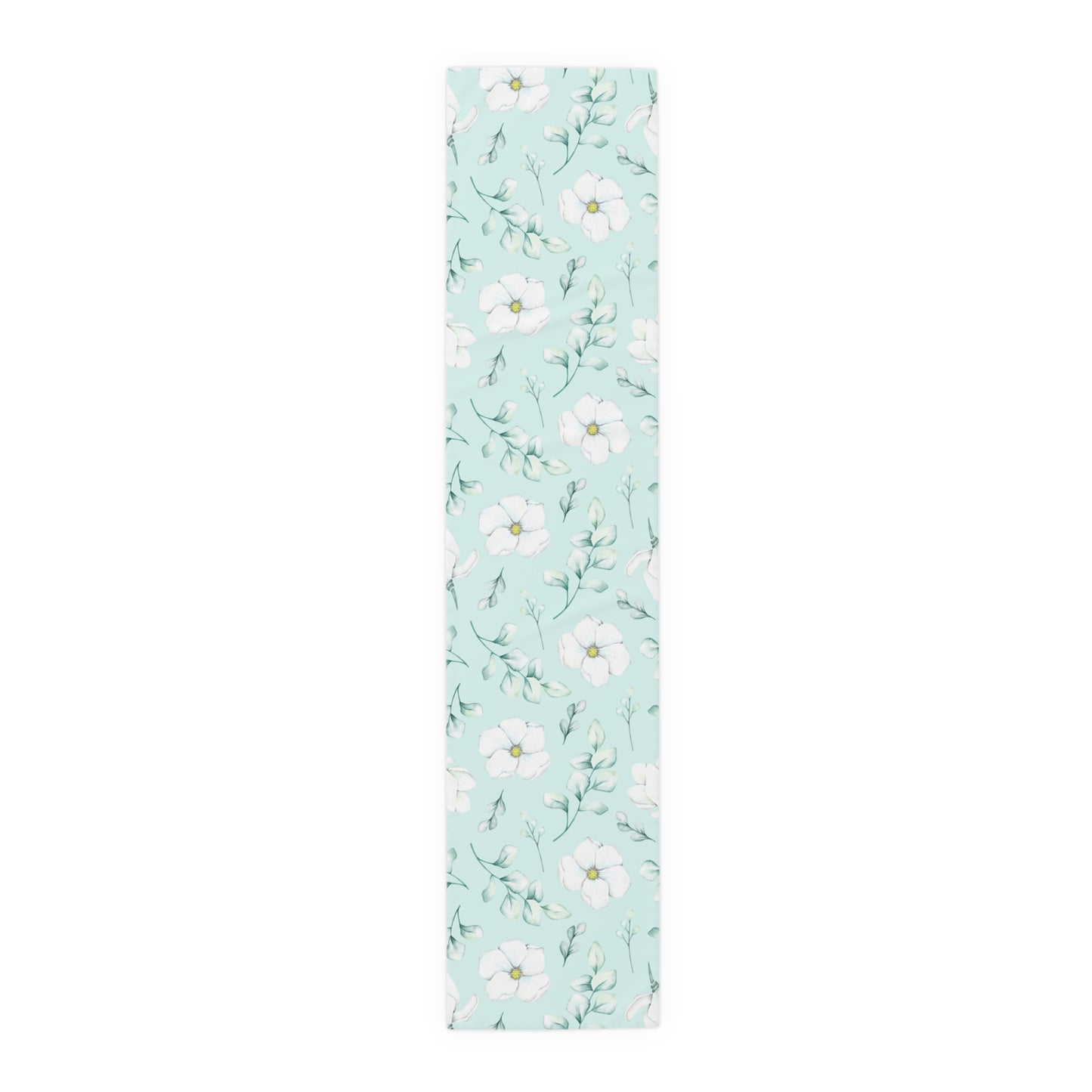 Floral Table Runner, Cotton Twill and Poly Available