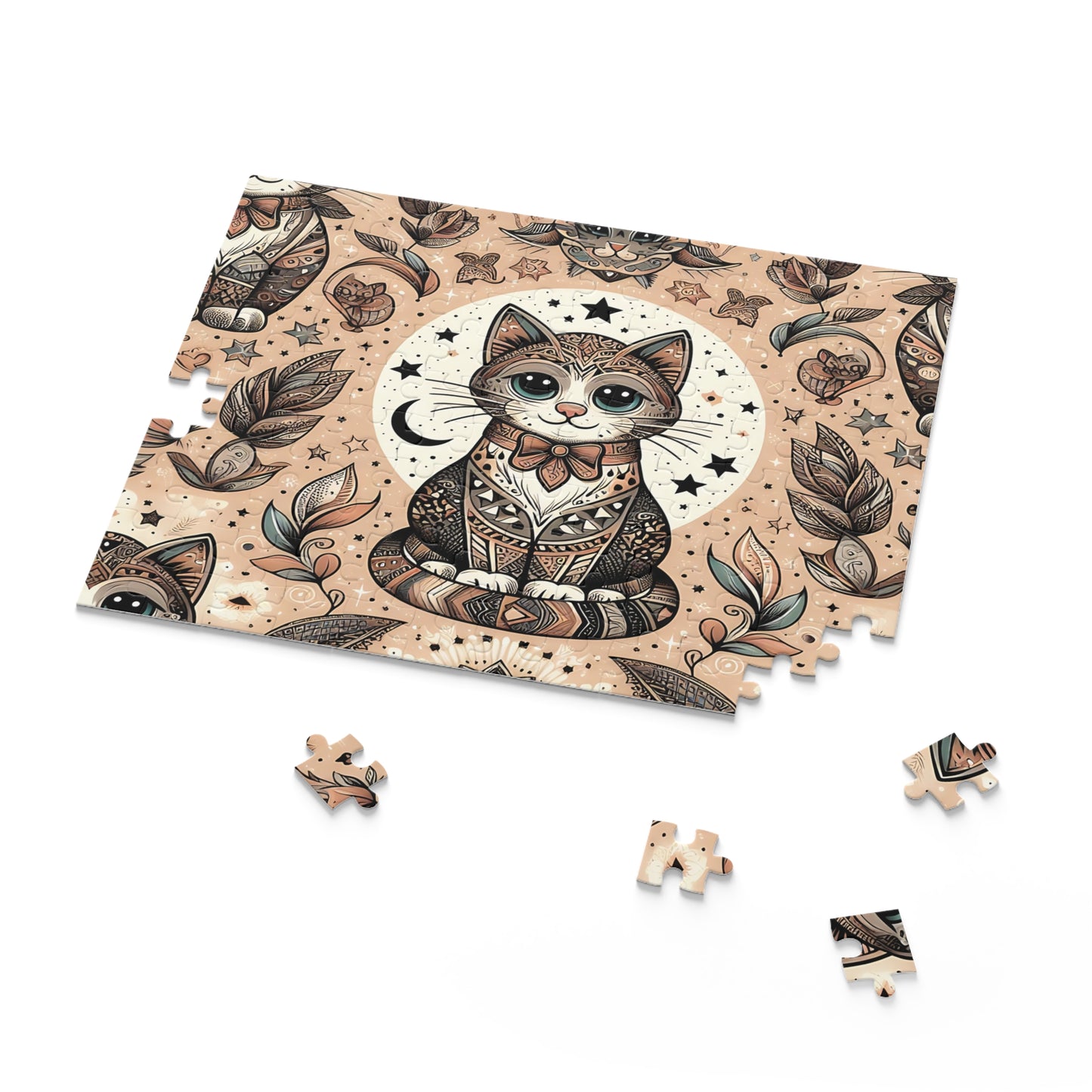 Personalised/Non-Personalised Puzzle, Cats (120, 252, 500-Piece)