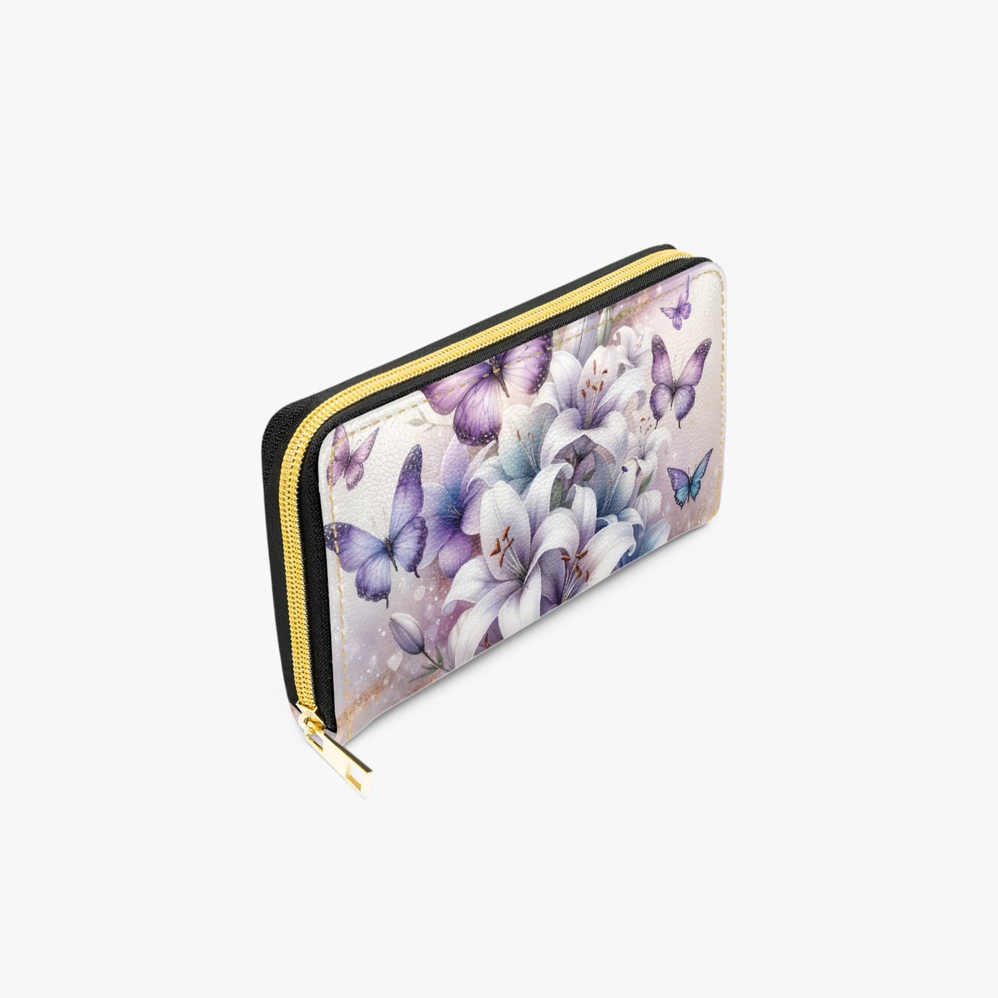 Long Type Zipper Purse - Butterfly Dreams