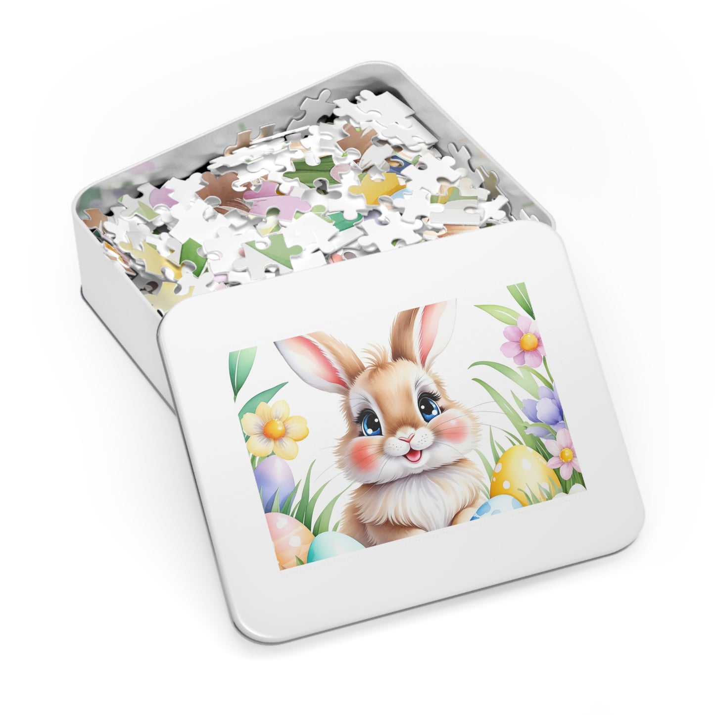 Puzzle, Easter, Rabbit, Personalised/Non-Personalised (30, 110, 252, 500,1000-Piece) awd-650