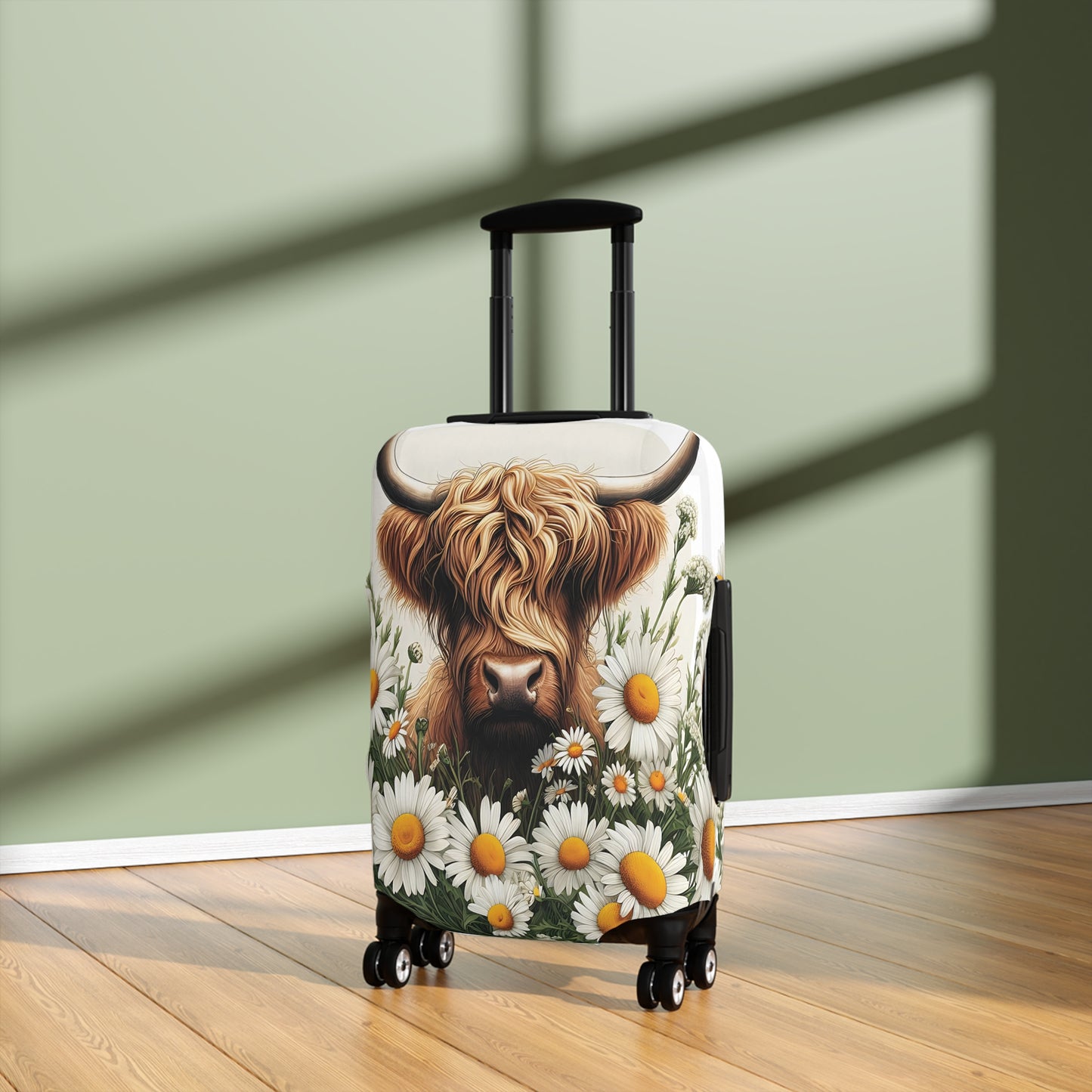 Luggage Cover, Highland Cow, awd-443