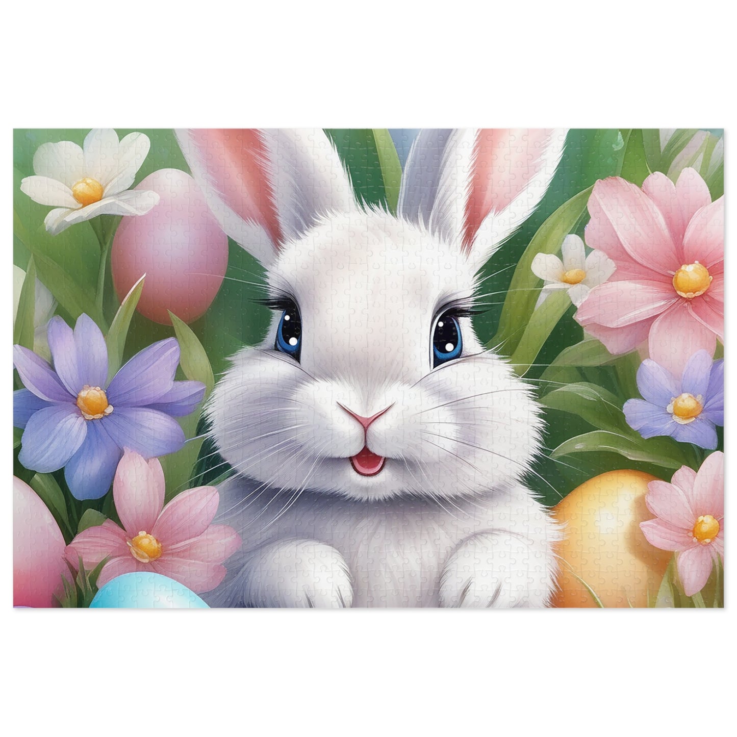 Puzzle, Easter, Rabbit, Personalised/Non-Personalised (30, 110, 252, 500,1000-Piece) awd-648