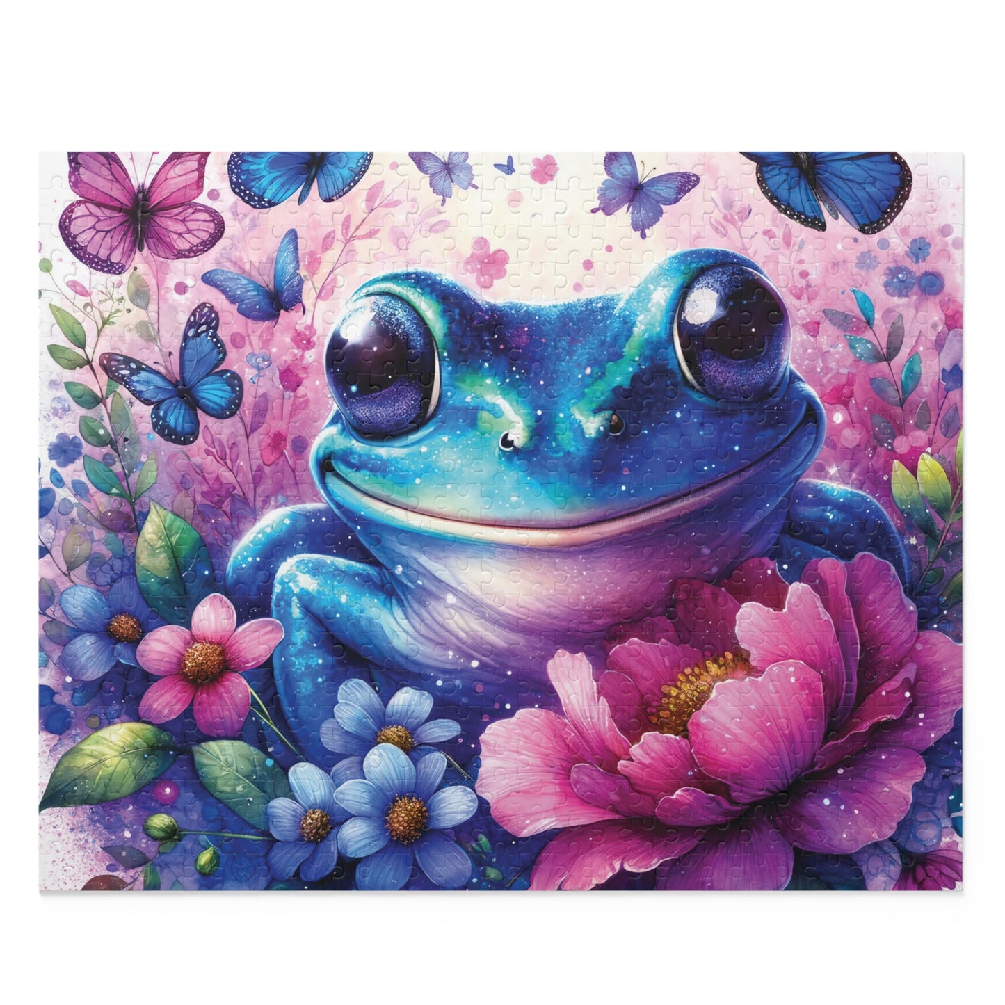 Personalised/Non-Personalised Puzzle, Frog (120, 252, 500-Piece)