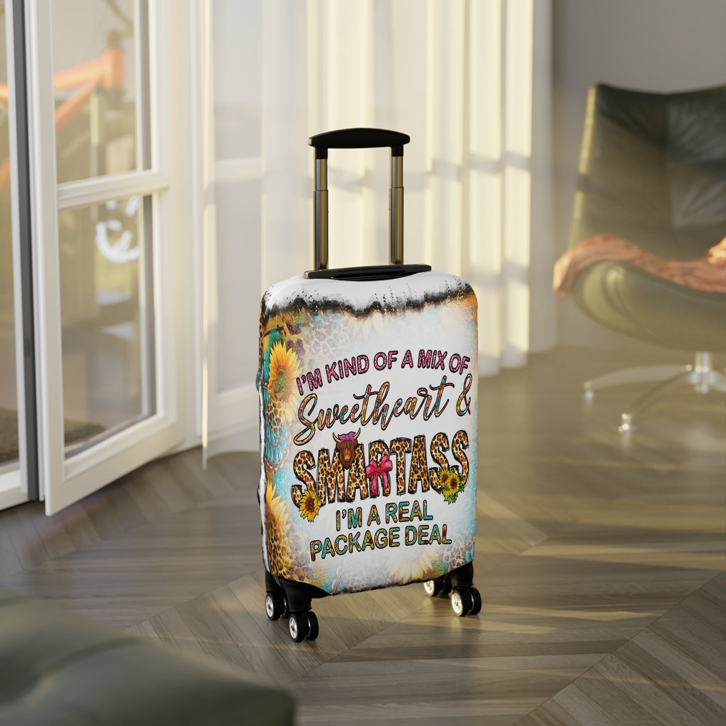 Luggage Cover, Country and Western, Mix of Sweetheart, awd-1030