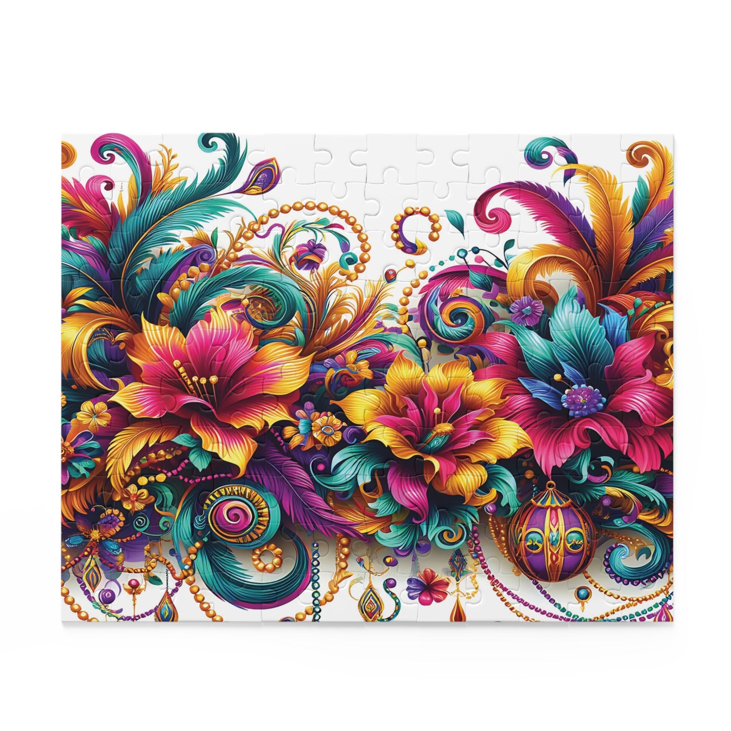 Personalised/Non-Personalised Puzzle, Floral (120, 252, 500-Piece)