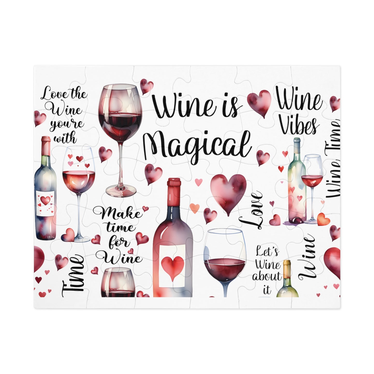 Jigsaw Puzzle, Wine is Magical, Personalised/Non-Personalised (30, 110, 252, 500,1000-Piece)