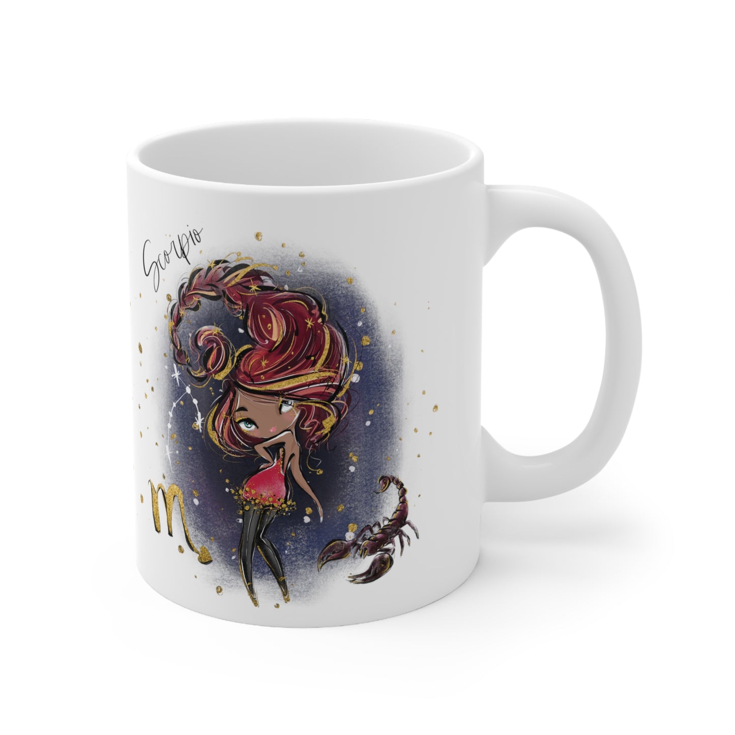 Zodiac Sign, Scorpio, Ceramic Mug 11oz