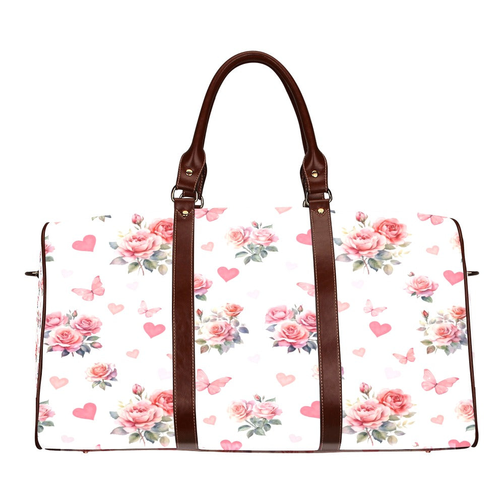 roses8 Waterproof Travel Bag/Small (Model 1639)