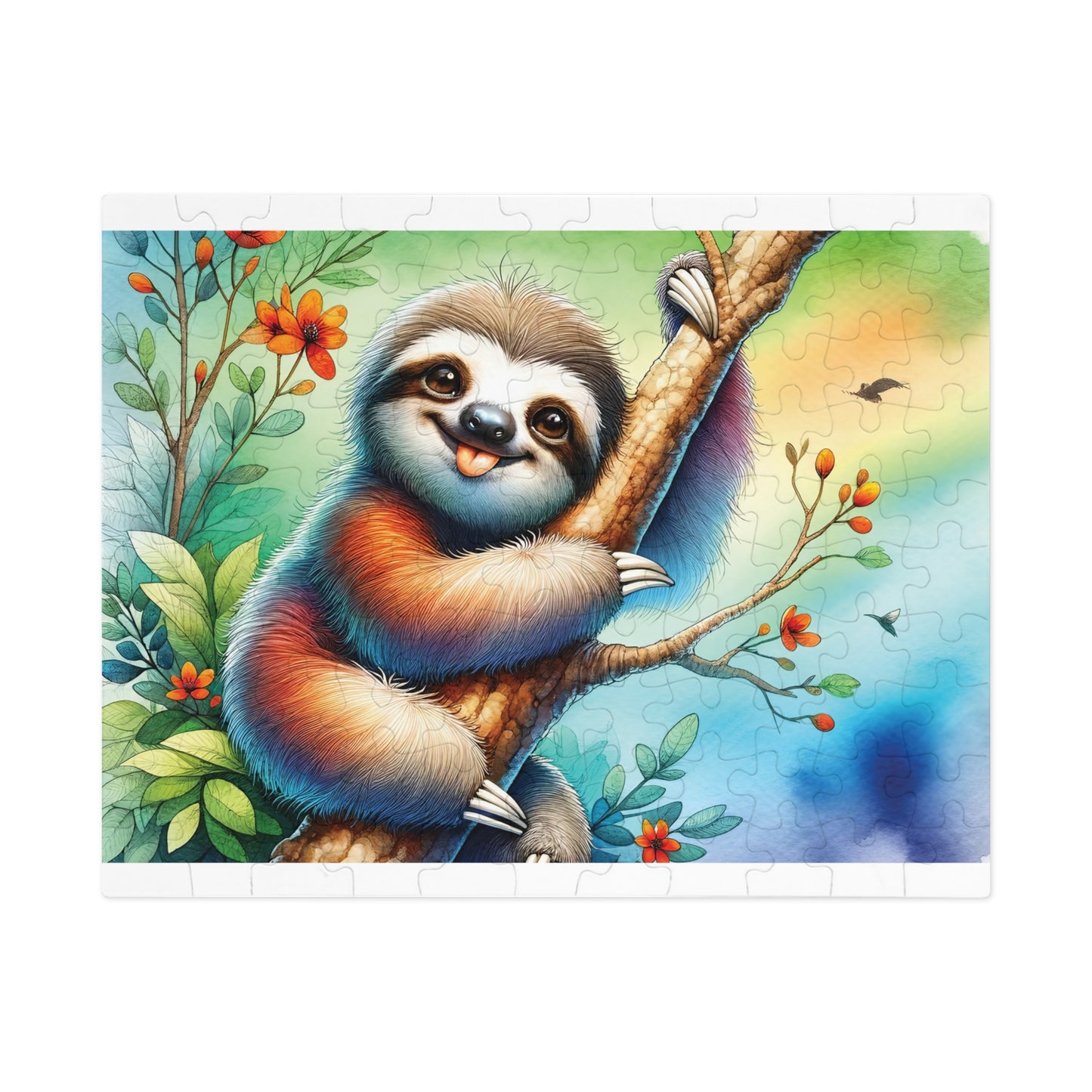 Jigsaw Puzzle, Sloth, Personalised/Non-Personalised (30, 110, 252, 500,1000-Piece)