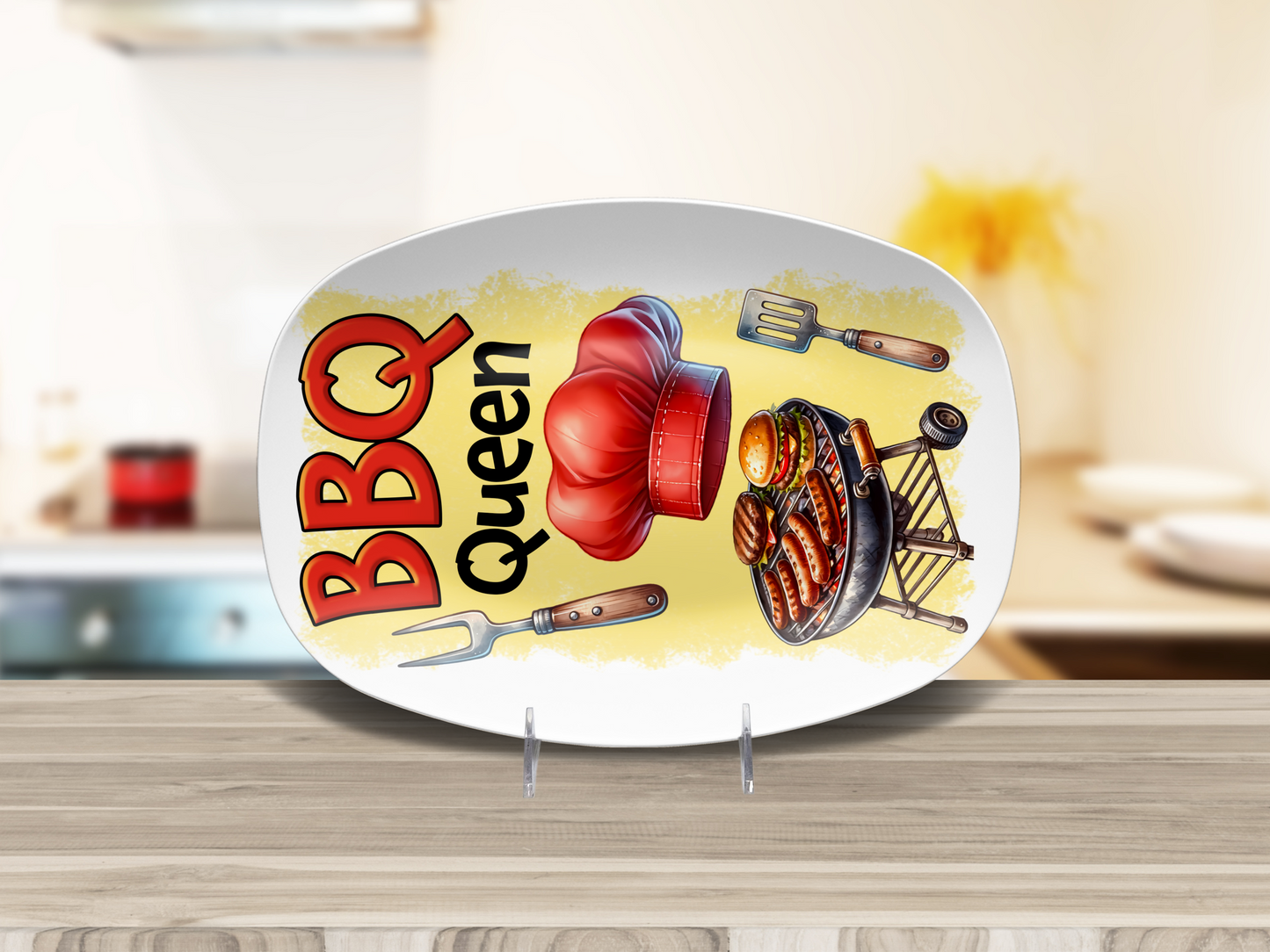 BBQ Queen 10"x14" Platter