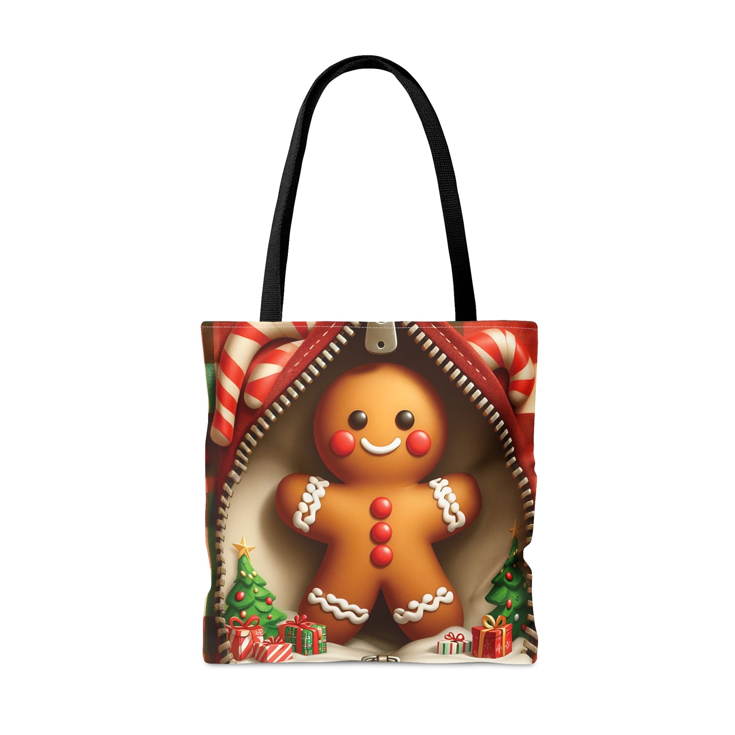 Tote Bag, Christmas, Gingerbread Man