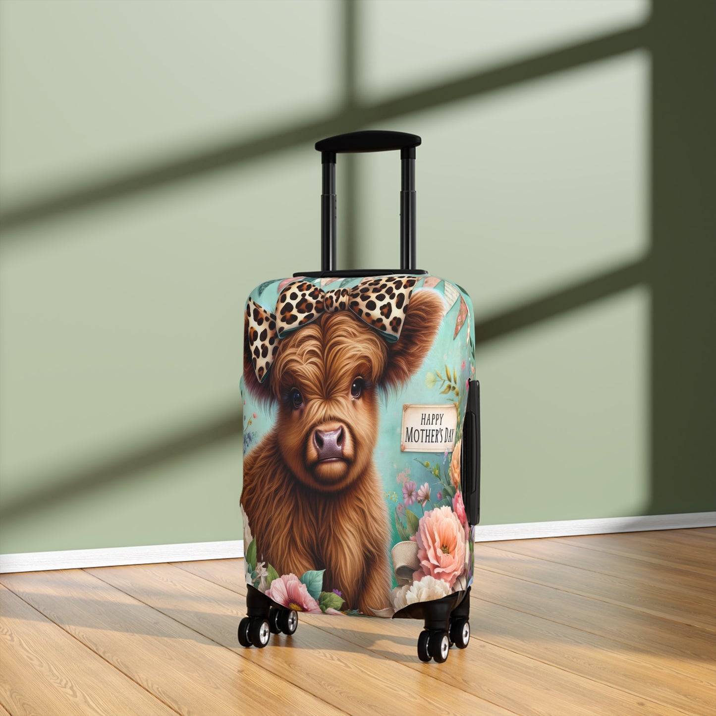 Luggage Cover, Highland Cow, awd-5004