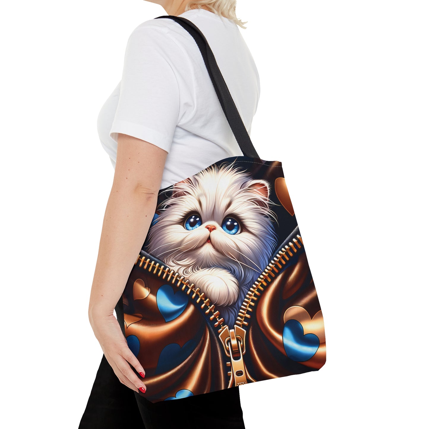 Tote Bag, Cat, Personalised/Non-Personalised Tote bag