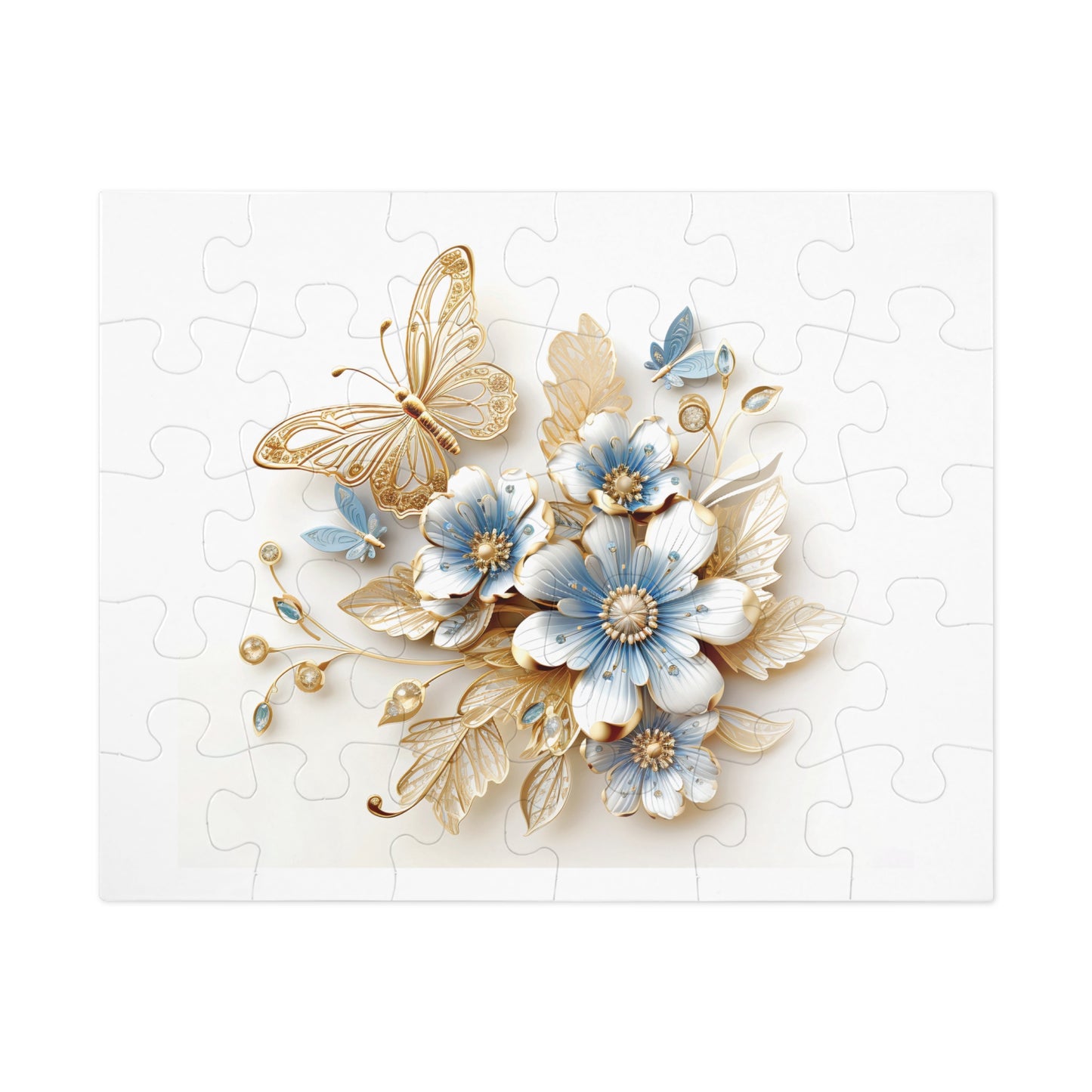 Jigsaw Puzzle, Floral, Personalised/Non-Personalised (30, 110, 252, 500,1000-Piece)