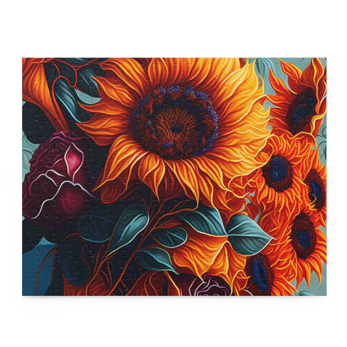 Puzzle, Sunflower  (120, 252, 500-Piece) awd-625